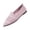 Pink, variant on Knit Mesh Pointed Toe Loafers, Breathable Slip-On Flats, V-Cut Vamp Design, Womens Mesh Soft Sole Non Slip Flat Pointed Toe Breathable Slip On Lazy Shoes Casual Round Toe Loafers, Beige 6