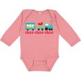 thumbnail image 3 of Inktastic Love Train Boys or Girls Long Sleeve Baby Bodysuit, 3 of 5