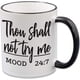 thumbnail image 1 of Taza de café de cerámica con diseño divertido de Thou Shall Not Try Me, 350 ml, 1 of 2