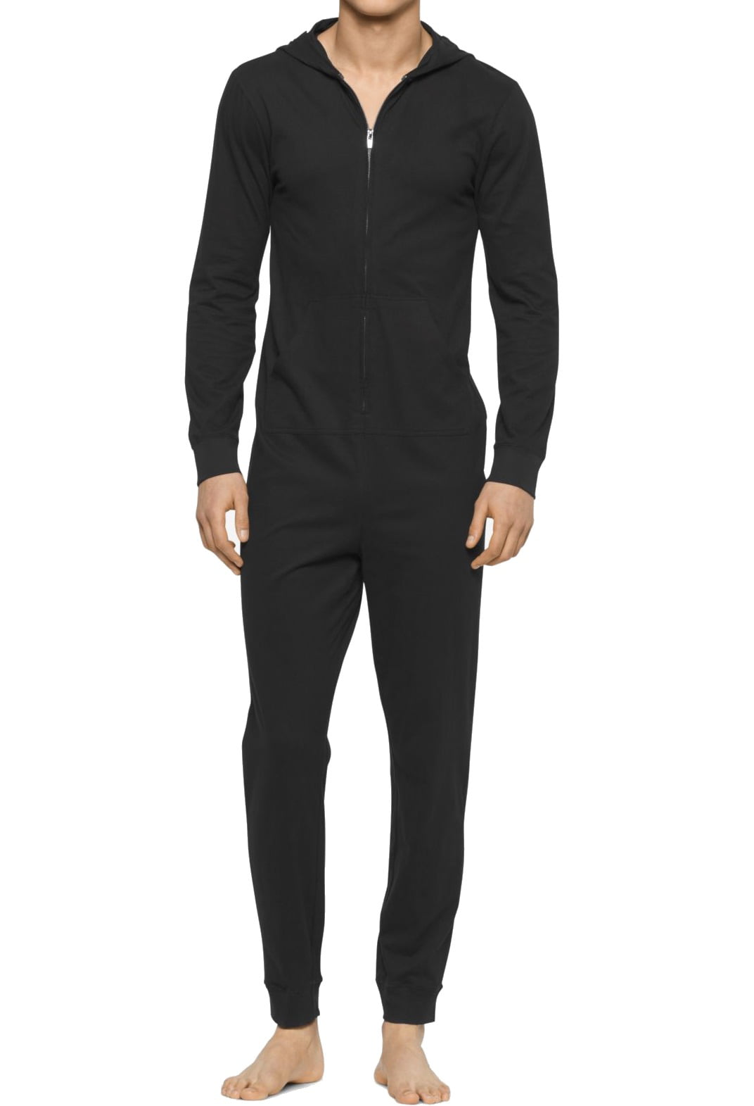 Calvin Klein - NEW Black Men's Size Medium M Hooded Pajama Jumpsuit ...