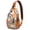 Orange-6, variant on Astral Gothic Sun and Moon Sling Bag Gothic Black and Gold Moon Chest Bag Versatile Wear for Men & Women, Hands-Free Option