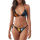 thumbnail image 1 of Fotbe Red And Blue Fire Skull Warrior Traje de Baño para Mujer de Dos Piezas – Bikini Sexy de Tirantes Tipo Halter con Diseño Triangular, 1 of 6