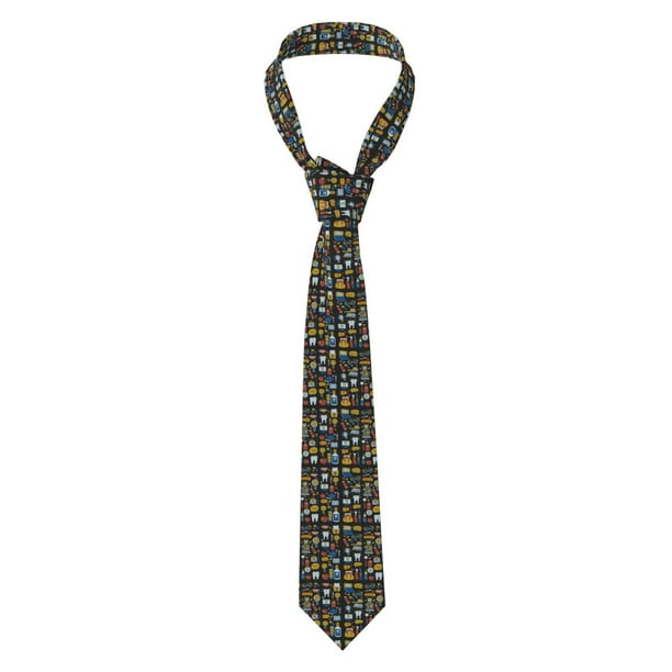 Balery Teeth Corbata Clásica de Seda para Hombre, Corbata Tejida Jacquard, Corbatas Formales para Negocios y Bodas