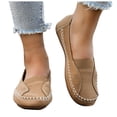 thumbnail image 1 of Mocassins à Enfiler pour Femmes, Chaussures Bateau, Confortables, Mode, Décontractées, Automne, Marche, Conduite, Ballerines, 1 of 7