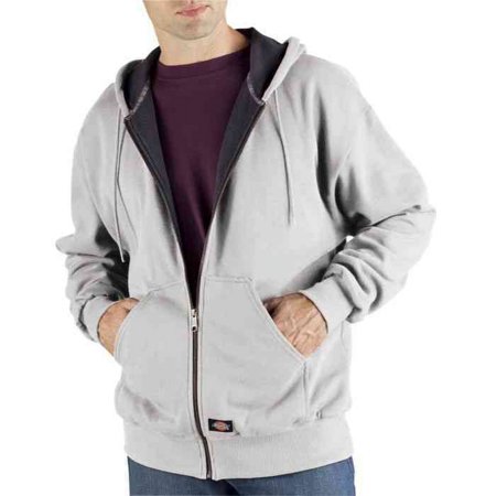 Men's Thermal Lined Fleece Jacket, Dark Brown, Large Tall