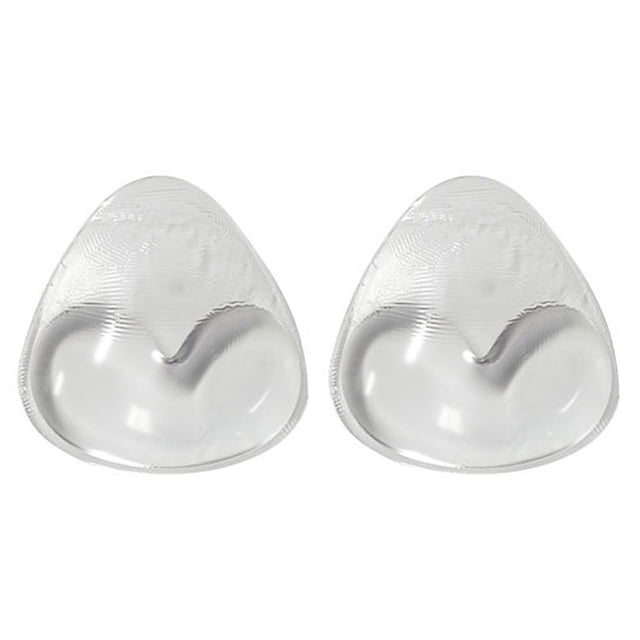Vogacara Almohadilla de silicona para sujetador para mujer: reutilizable y lavable que brinda un soporte natural y cómodo para el sujetador Ayudas para vestirse con gancho de botón Transparente