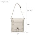 thumbnail image 2 of KouLi Buir Crossbody Purses for Women PU Leather Shoulder Handbags Multi Pockets Straw Weaving Design, 2 of 7