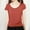 Red, variant on SNKSDGM Casual Easter Shirts for Women Womens Tops Casual Casual Graphic Tees Round Neck Short Sleeved Slim fit Versatile Base Shirt for Women's Casual T Shirt Tops for Women Trendy Sexy Long Sleeve