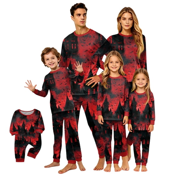 Halloween Family Matching Pajamas - Perfect Birthday Holiday Gift Ideas - Comfy Pajamas for Women and Classic Womens Pajama Sets Theme Nightwear, Women, XXL