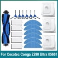 thumbnail image 2 of For Cecotec Conga 2290 Ultra 05661 Robot Vacuum Replacement Spare Parts Accessories Main Side Brush Hepa Filter Mop Rag, 2 of 5