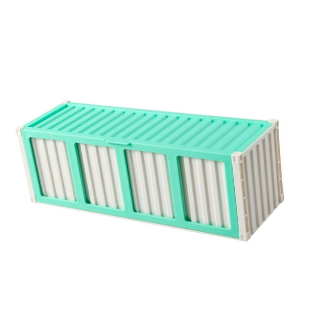 Caja de almacenamiento para tarjetas coleccionables con 4 ventanas de exhibición, organizador multifuncional, estuche para encimera, cumpleaños y día Verde