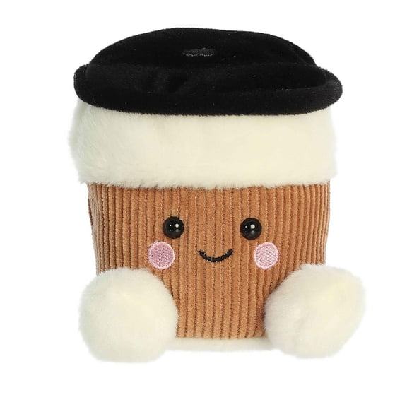 Aurora - Mini White Palm Pals - 4.5" Essie Coffee Cup - Adorable Stuffed Animal