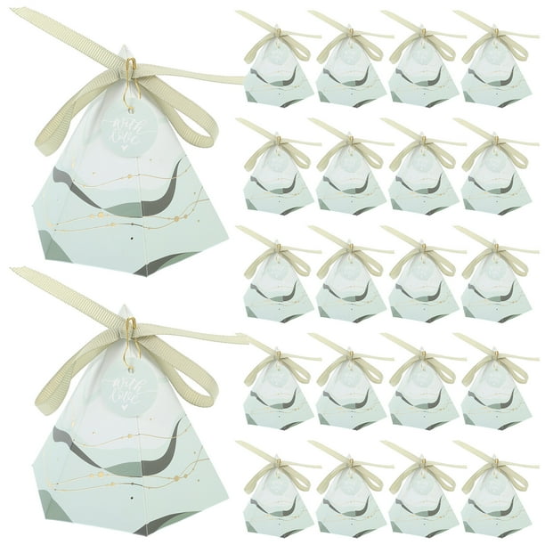 KAKOWELY 24 cajas de dulces para bodas, cajas de papel para dulces, regalos, golosinas y fiestas.