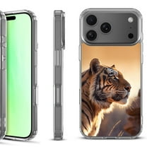For iPhone 17 Pro Shockproof Protective Phone Case, by OneToughShield - Tiger