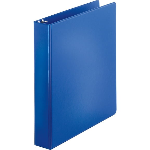 Business Source, BSN28551BD, Basic Round Ring Binders, 4 / Bundle, Dark Blue