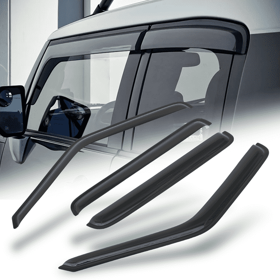 Magshion 4Pcs Window Visor Shade Vent Wind Rain Deflector Guard for 2001 2002 2003 2004 2005 GMC Sonoma Crew Cab