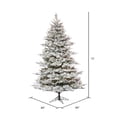 thumbnail image 2 of Vickerman 12' x 84"  Flocked Kiana Artificial Christmas Tree, Dura-Lit® LED Warm White Mini Lights, 2 of 3