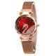 thumbnail image 1 of Reloj de mujer de lujo con cisne estrellado de diseño, 1 of 10