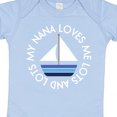 thumbnail image 4 of Inktastic My Nana Loves Me Sailboat Boys Boys Baby Bodysuit, 4 of 5