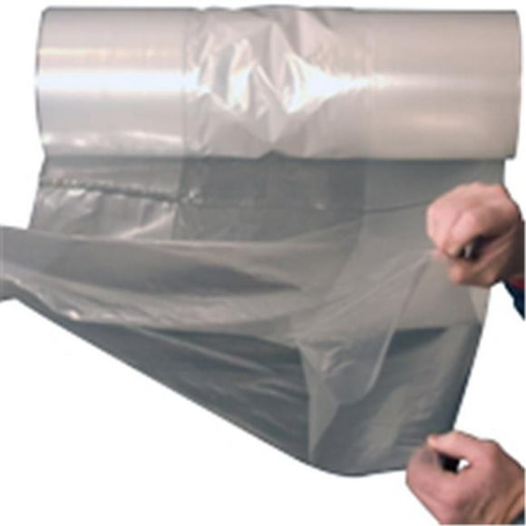 International Plastics GRM141327 14 x 13.5 x 27 Po. Sacs Transparents à Soufflet de Calibre 0.0015 - Rouleau de 500