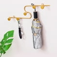 thumbnail image 2 of TOWED22 S Shaped Coat Hooks For Hanging Coats Coat Rack Wall Mounted Metal Hook Rack Key Coat Towel Holder With 5 Hooks,Gold, 2 of 5