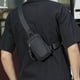 thumbnail image 4 of Mochila antirrobo impermeable con correa para el pecho, bolso cruzado para deportes de bicicleta, 4 of 5