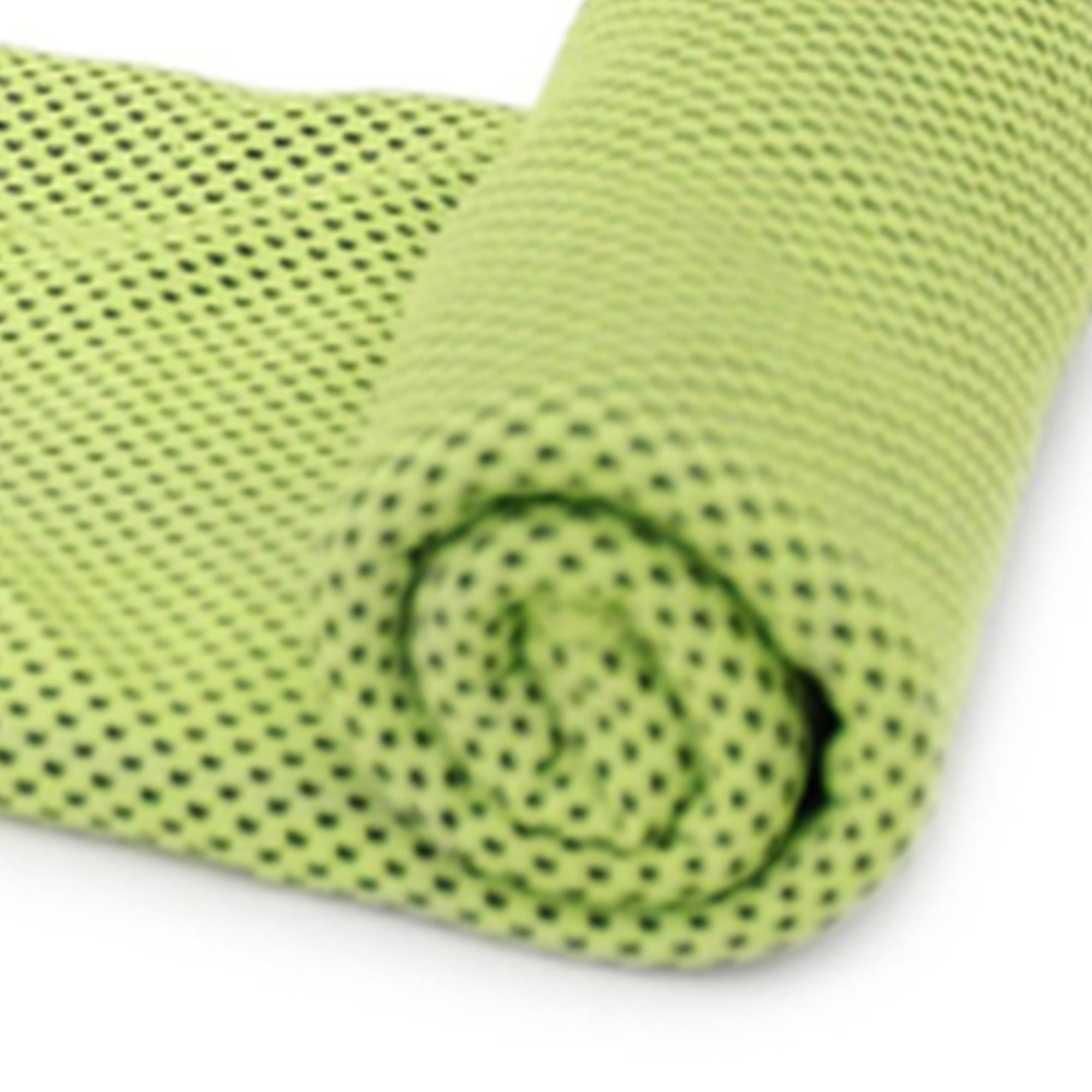 Unique Bargains Soft Solid Microfiber Cool Sport Towel Green 1 Pc
