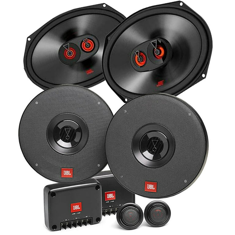 sortie flåde deformation 2x JBL 6X9" 3 Way Speakers + JBL GTO-X6C 6.5" Component Speakers System  Bundle - Walmart.com