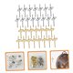 thumbnail image 5 of Luxshiny 30Ud Colgadores De Pared De Hierro Con Clavo Para Marcos Y Arte Colores Variados, 5 of 8