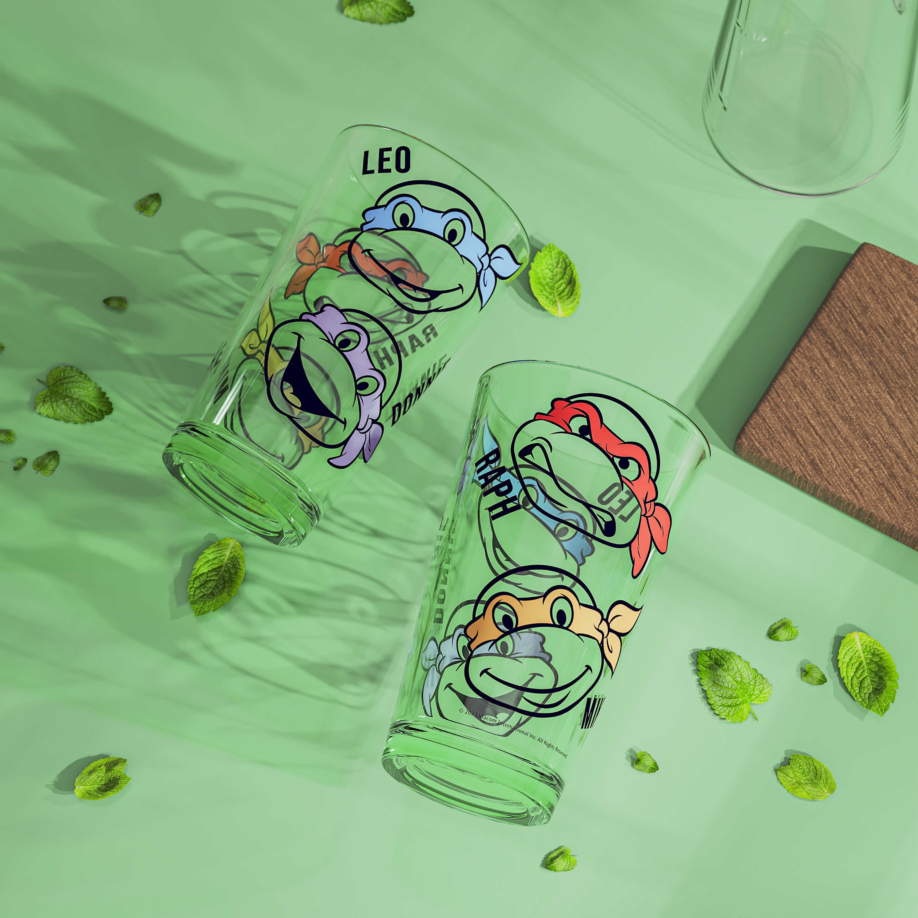 Zak Designs TMNT 16oz Pint Glass