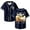 Navy, variant on Josiah Queen My Promised Land Tour 2025 Merch Baseball Jersey V-Neck Shirt Women Men Short Sleeve Streetwear Clothes