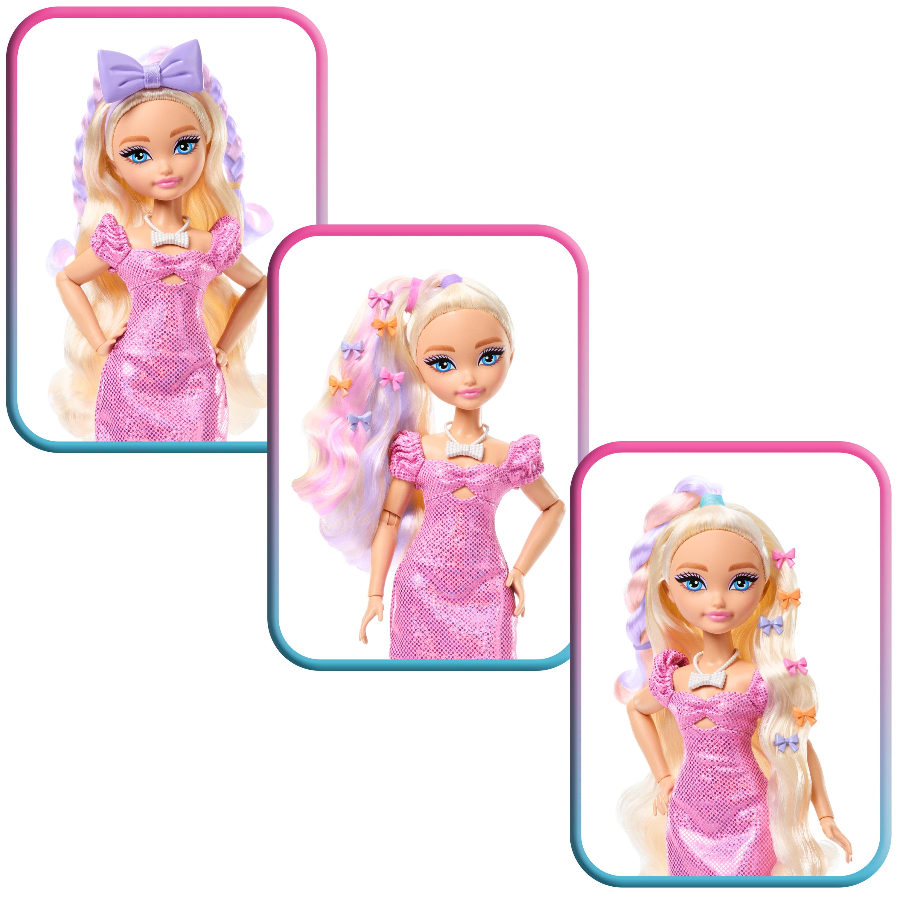 Barbie Dream GET READY WITH BARBIE Barbie “Malibu” Fashion Doll with Surprise Accessories and 15+ Looks
