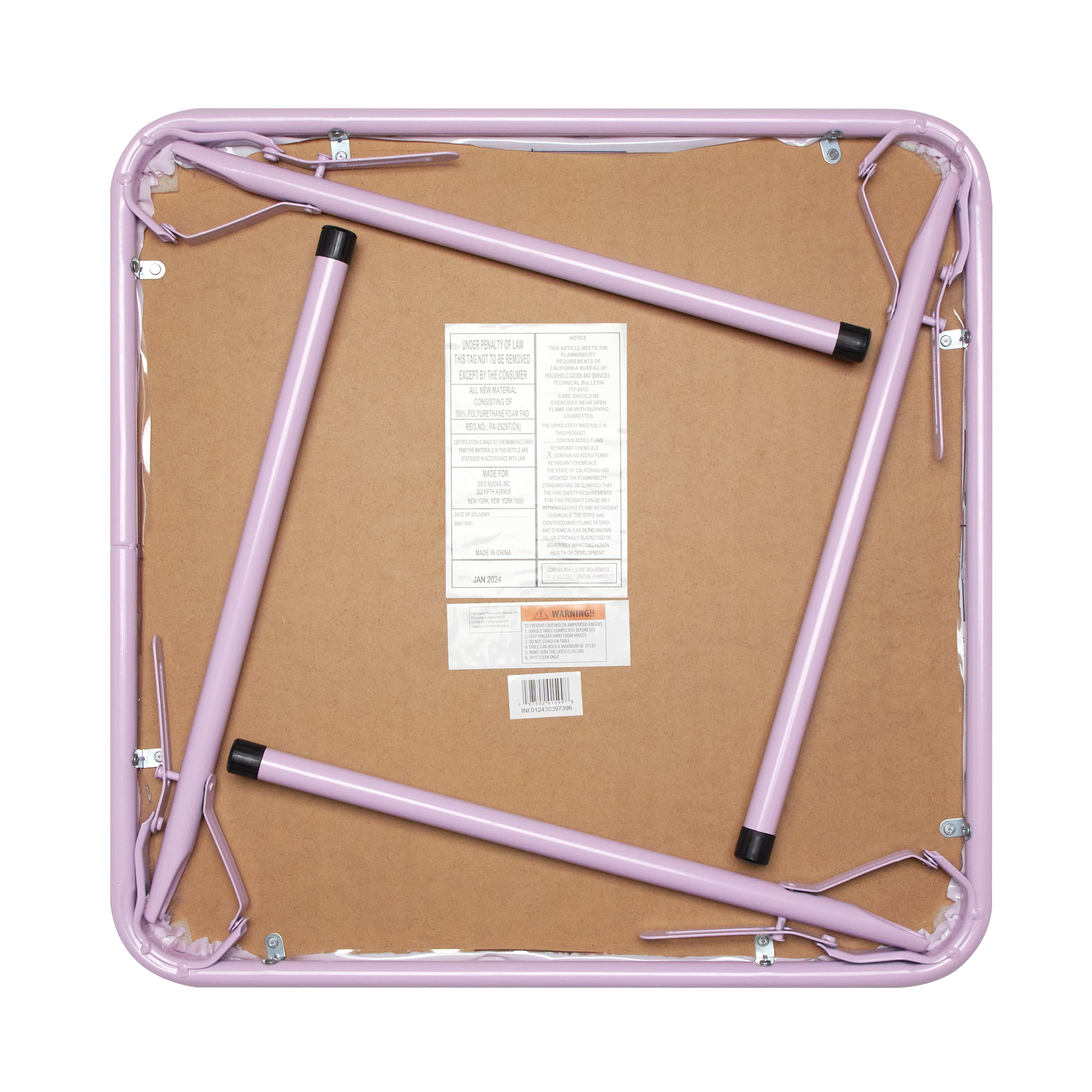 Little Nest 3 Piece Unicorn Table And Chair Set