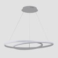 thumbnail image 2 of Lámpara RINGS Tipo Candil Colgante Led Plateada Luxica Lighting 6127 C, 2 of 10
