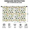 thumbnail image 2 of Blackout Kids Curtains,Cartoon Tractors Fences White Pattern Childrens Insulated Curtains Set Of 2,Bedroom Essentials,Toddler Room Decor 42"x54", 2 of 5