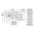 thumbnail image 3 of Sauder® Collection Steel River Bureau d'ordinateur, Finition Carbon Oak®, 427851, 3 of 9