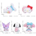 thumbnail image 4 of Treingi 2024 5 piezas Sanrio Figuras Juguetes Kawaii Anime Cinnamoroll Kurumi My Melody Muñeca Adorno decorativo Regalo de Navidad para niños, 4 of 5