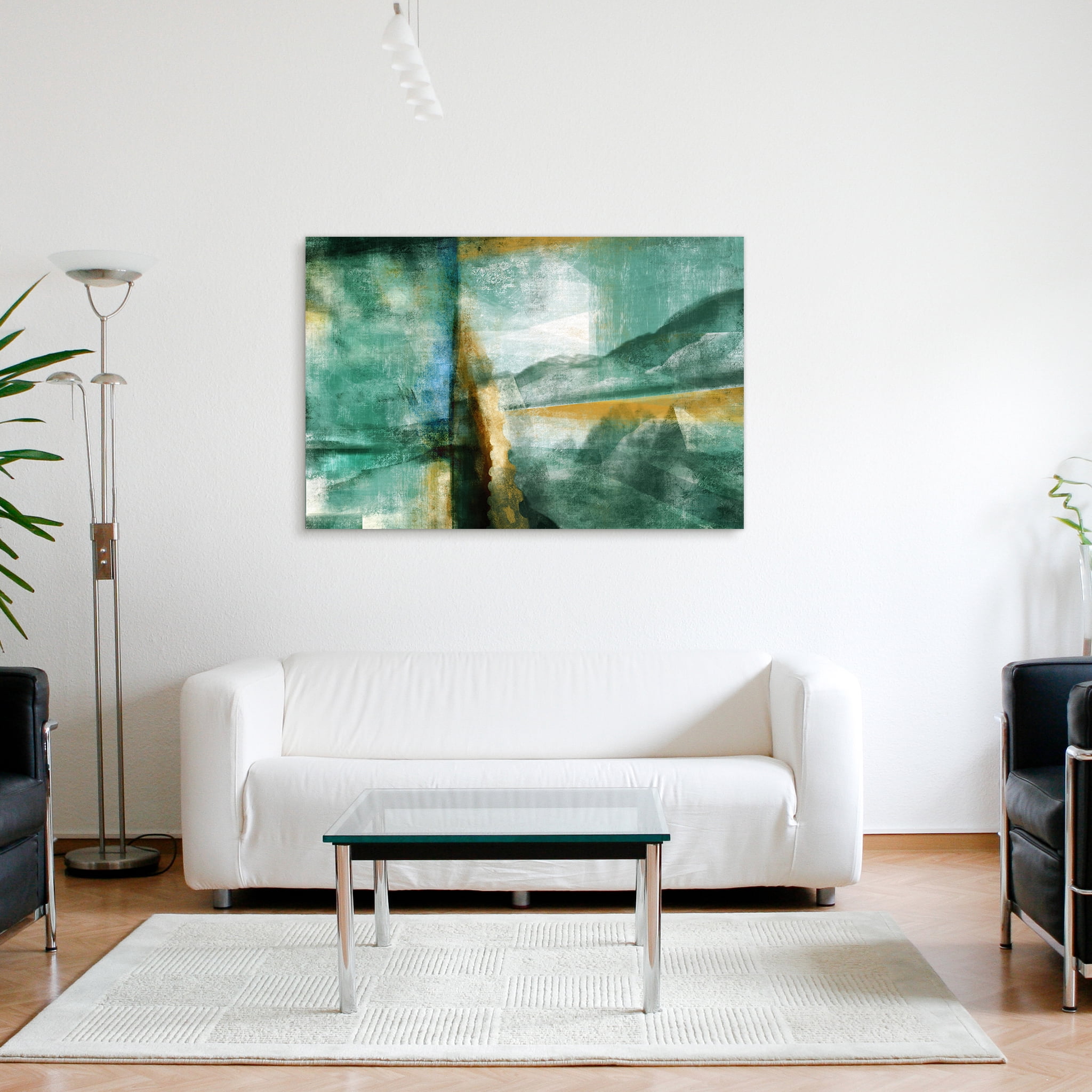 Empire Art Direct Ireland I Frameless Free Floating Tempered Glass Panel Graphic Wall Art, 48" x 32" x 0.2", Ready to Hang