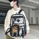 thumbnail image 4 of Mochila Transparente para Mujer Con Correa Ajustable Al Aire Libre PVC, 4 of 9