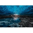 thumbnail image 2 of De La, Javier 14x11 White Modern Wood Framed Museum Art Print Titled - Ice Cave, 2 of 4