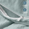 thumbnail image 6 of Bare Home Washed Duvet Cover Set - Ultra-Soft - Premium 1800 Collection - 2 Piece - Twin/Twin XL, Sea Spray, 6 of 9