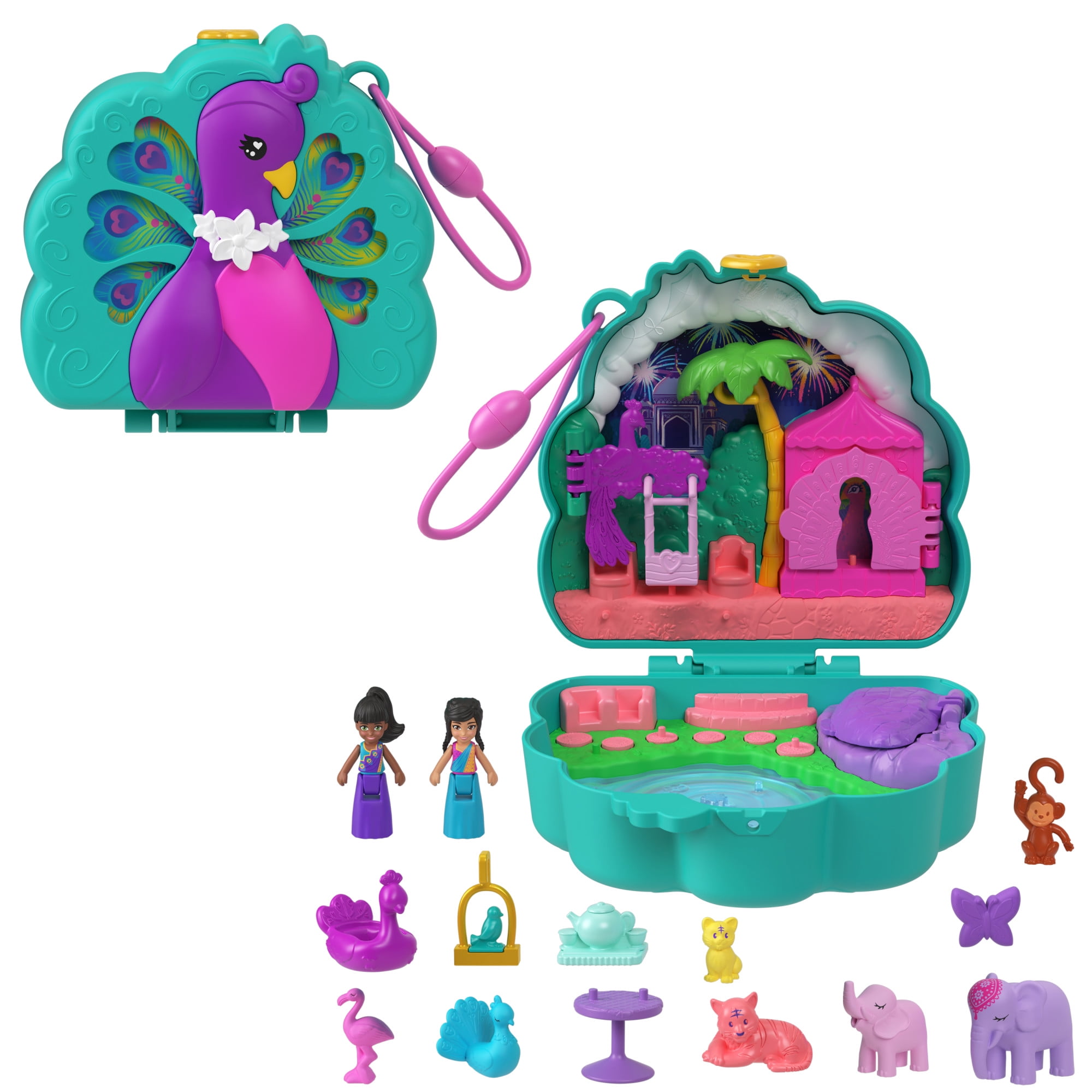 Coffret Polly Pocket Gabby Et La Maison Magique - Mini Figurines Et Accessoires
