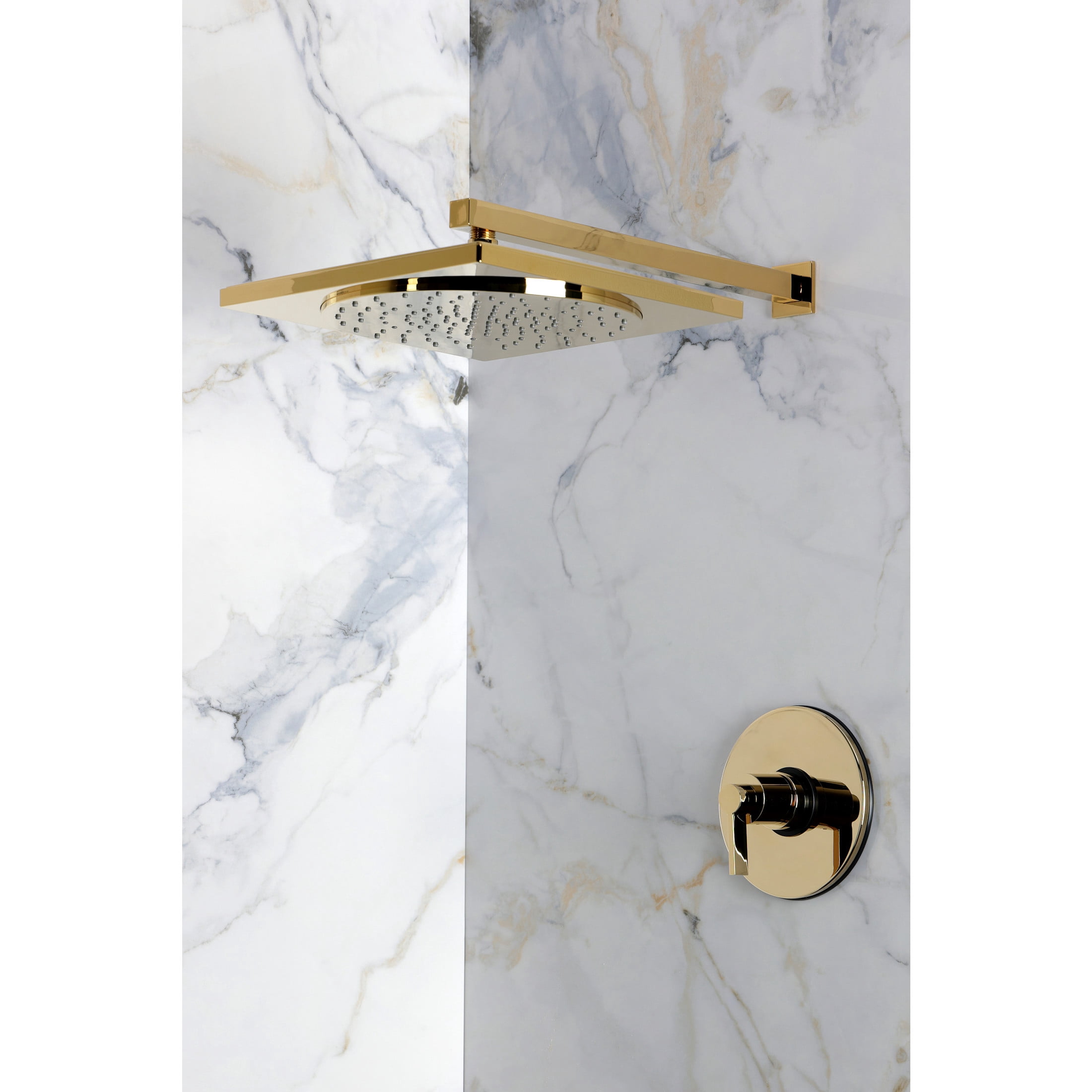 Kingston Brass KB8332NDLSO NuvoFusion Single-Handle Pressure Balanced Shower Faucet, Polished Brass