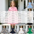 thumbnail image 3 of OJSFQUFP Girls Comfortable and Breathable Summer Dress Fashionable and Casual Solid Color Short Sleeved Dress, 3 of 6