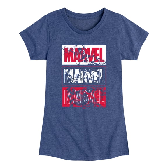 Black Panther - Logos Fitted Short Sleeve Graphic T-Shirt