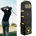 thumbnail image 1 of Sac pour Compagnies Aériennes, Housse de Transport avec Poignée de Rangement, Poche de Rangement pour Club de Golf, Valise avec Roues pour Entraînement, Club de Golf Jaune, 1 of 8