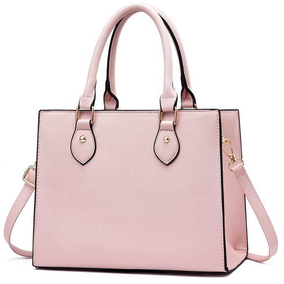 Bolso de mano CHICAROUSAL bandolera para mujer, piel sintética, color rosa