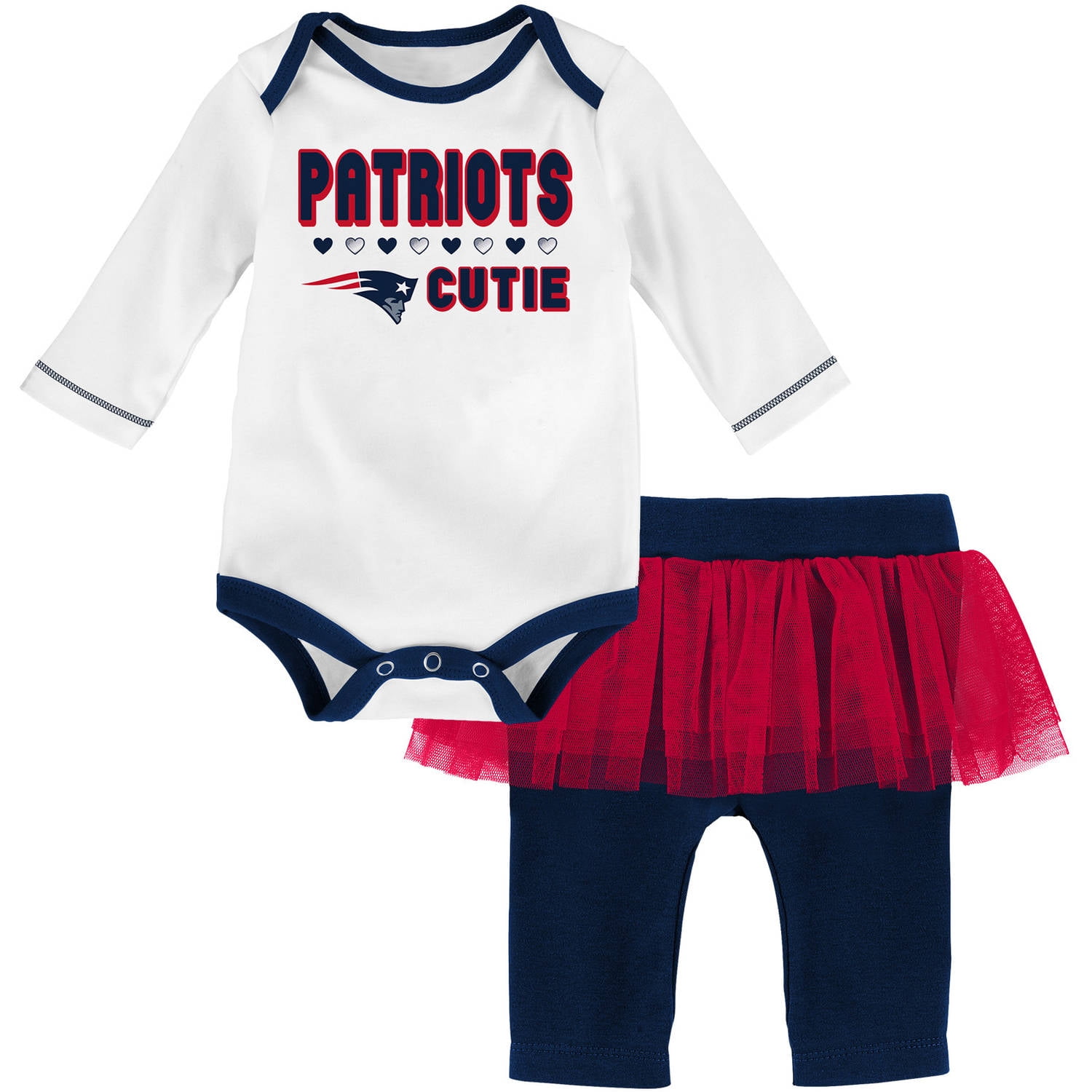 Nfl Team Patriots Nb Inf Creeper Pant Set Team Colors Walmart Com Walmart Com