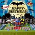 thumbnail image 2 of Batman Bat Man Backdrop Banner Party Supplies Poster Movie Theme Background for Photography Kids Birthday Decorations, 2 of 5
