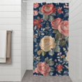 thumbnail image 2 of Pioneer Flower Floral Print Pattern Shower Curtain 36"x72" ,Bathroom Decorative Shower Curtains Set with 12 Hooks,Modern Waterproof Washable Shower Curtain, 2 of 6